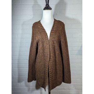 Christopher & Banks Cardigan Women Large Boho Cozy knit Sweater